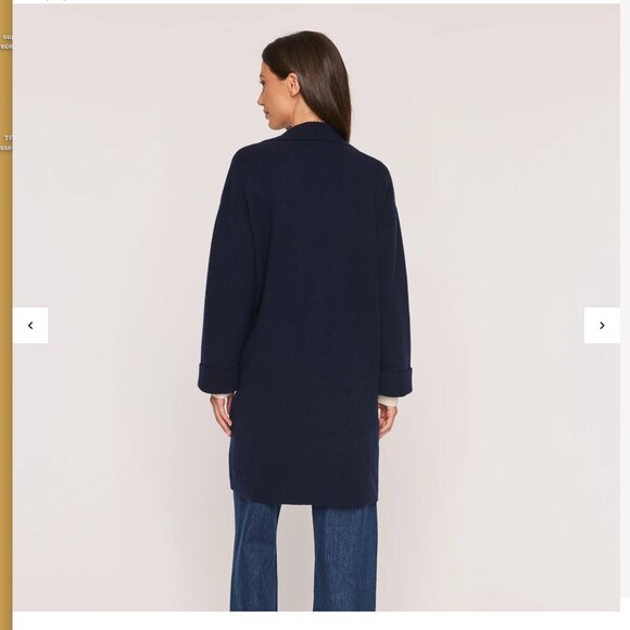 100% Cashmere Double Knit housecoat  / robe  / Housecoat - The Cashmere Project - Picture 5 of 6